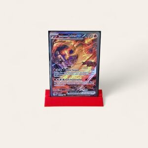 8 Trading Card Display Stands Red *Pokémon, Magic, One Piece, Sports*